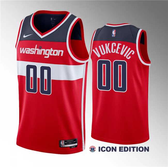 Men's Washington Wizards #00 Tristan Vukcevic Red 2023 Draft Icon Edition Stitched Jersey Dzhi ,We sell and wholesale Men's Washington Wizards #00 Tristan Vukcevic Red 2023 Draft Icon Edition Stitched Jersey Dzhi  on line form chian!